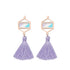 San Clemente | 18k Rose Gold | Boho Fringe Earrings